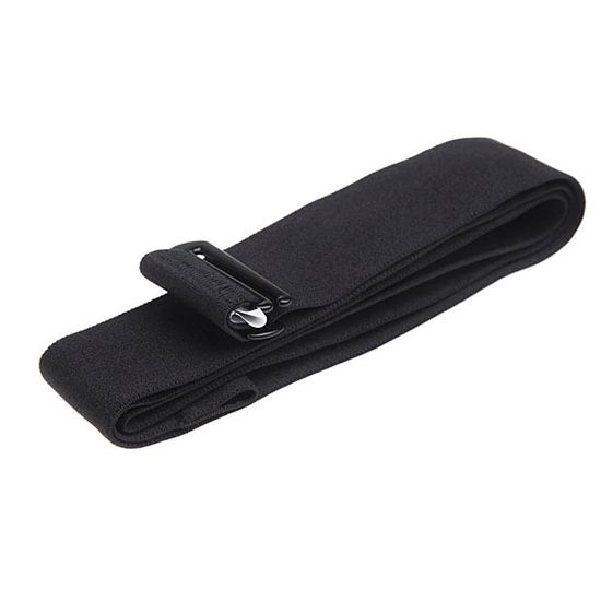 Сменный ремешок с электродами для монитора сердечного ритма, кардиодатчика HRM для Garmin, Polar, Wahoo, 45 мм (Черный)