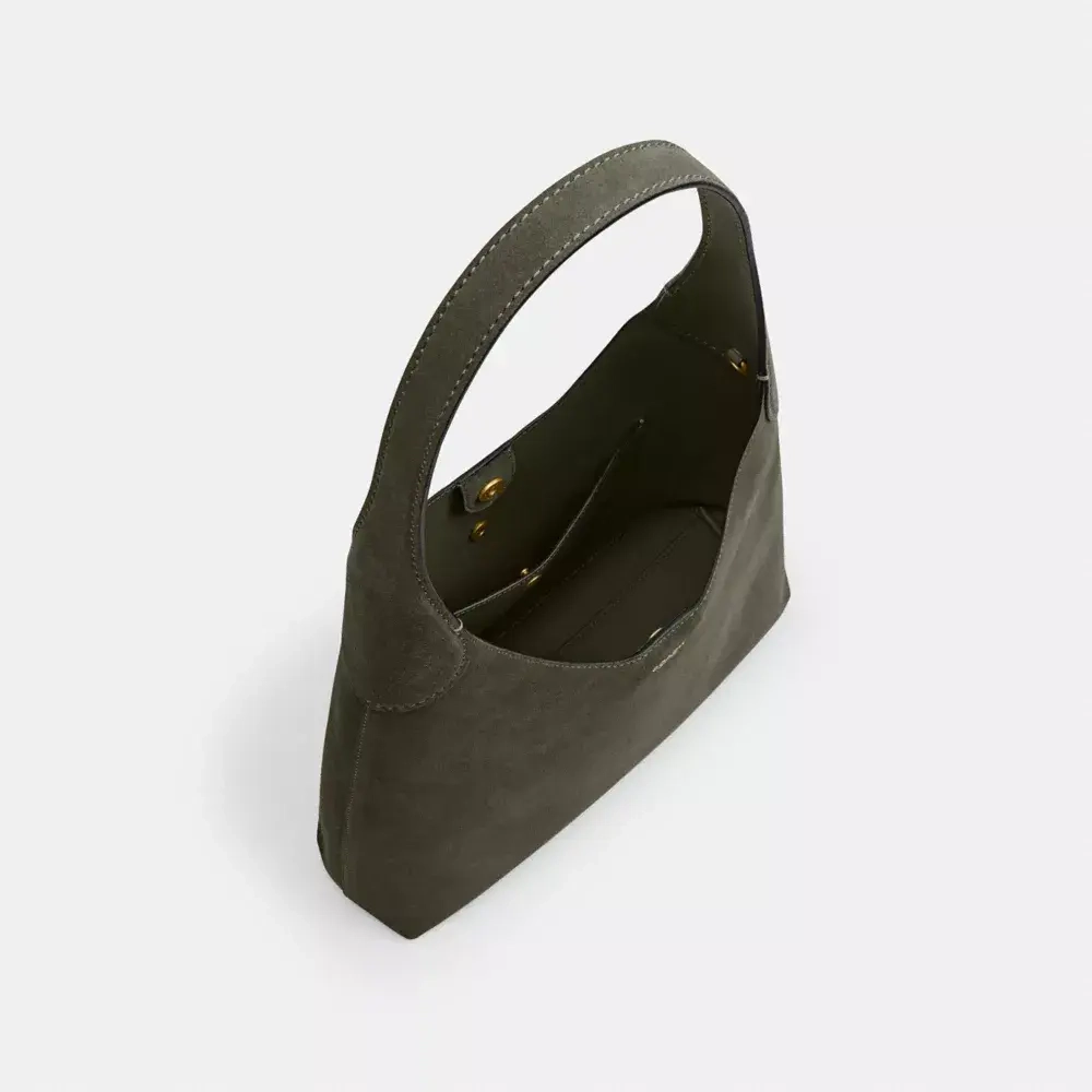 COACH СУМКА ЧЕРЕЗ ПЛЕЧО BROOKLYN 28, ОЛИВКОВЫЙ