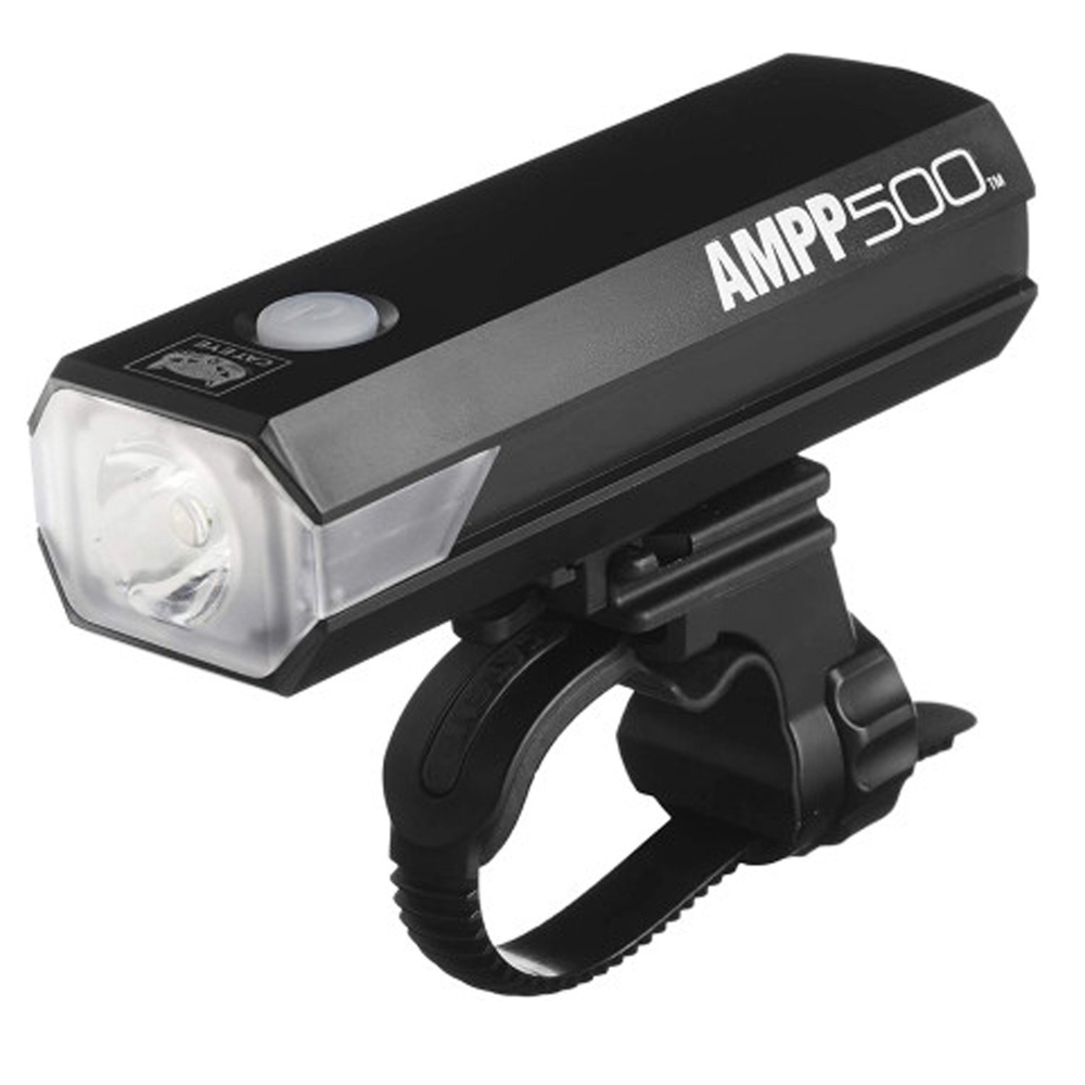 Фара передняя HL-EL085RC AMPP500 LED, 500люмен, USB, 117гр, черный CAT EYE NEW