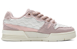 Kappa casual and comfortable all-match non-slip wear-resistant low-top sneakers women's pink and white