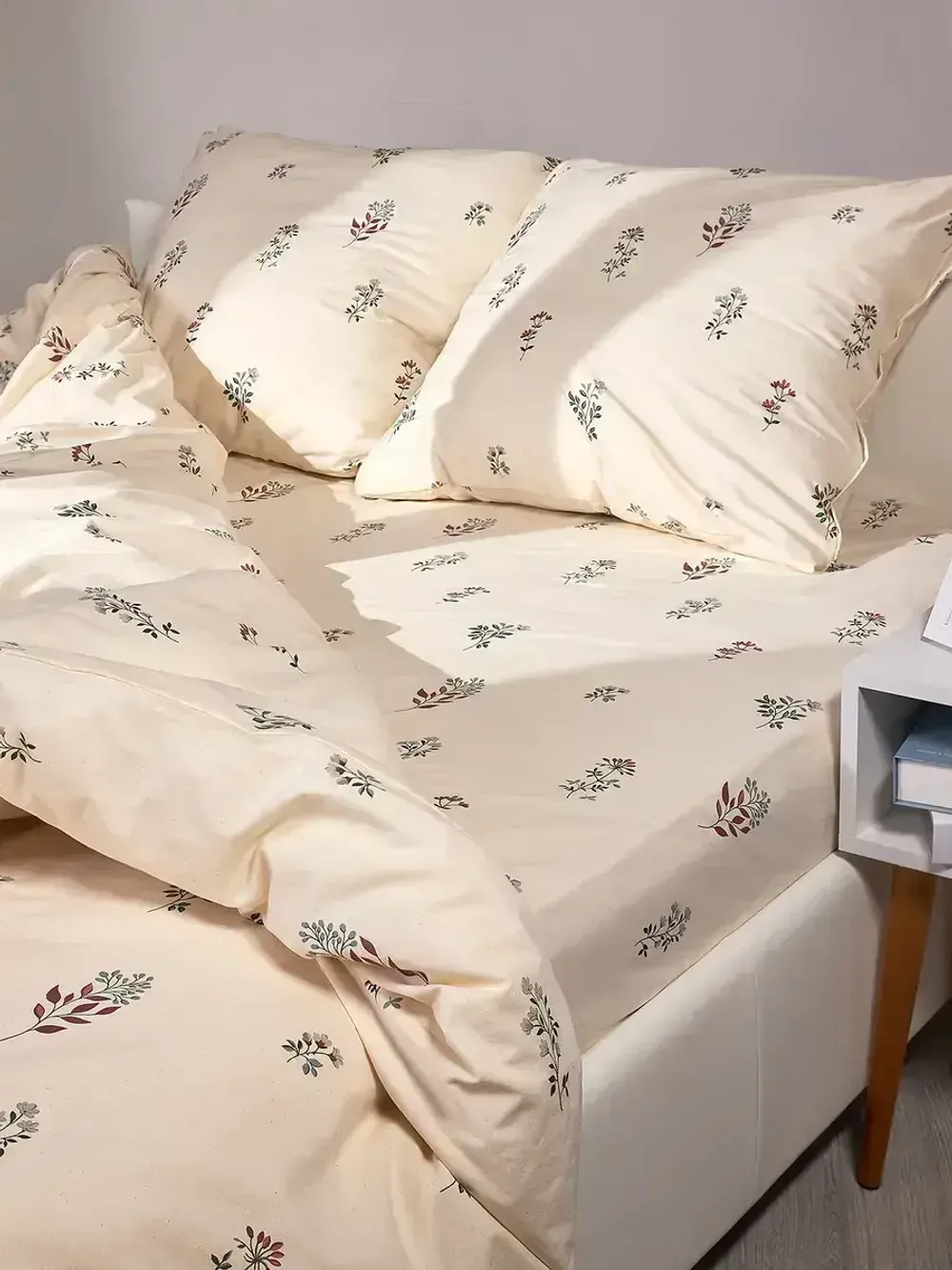 Наволочка комплект 2шт перкаль Сказка "Гербарий Эко" 50x70 см на молнии