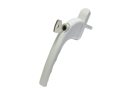 Ручка оконная 4-х позиционная с ключом 35 штифт белая