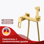 Смеситель настенный с гигиеническим душем RAGLO R51.51.03