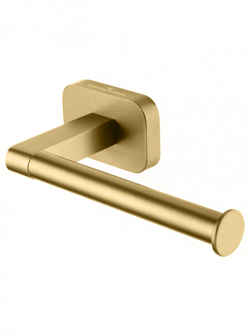 Держатель для туалетной бумаги без крышки WONZON & WOGHAND GRAFFITY, Брашированное золото (WW-9316-BG)