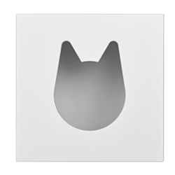 IKEA KALLAX  (ИКЕА КАЛЛАКС)  -  Домик для кошки, белый, 33x33 см