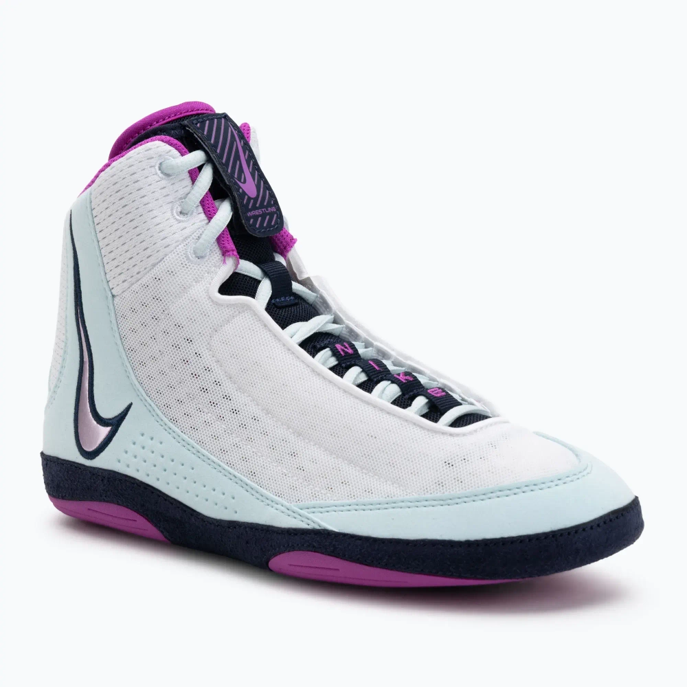 Борцовки Nike Inflict 4 white/hyper violet/glacier blue/obsidian