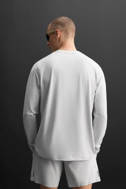 ZARA БАЗОВАЯ СПОРТИВНАЯ ФУТБОЛКА, ЖЕМЧУЖНО-СЕРЫЙ