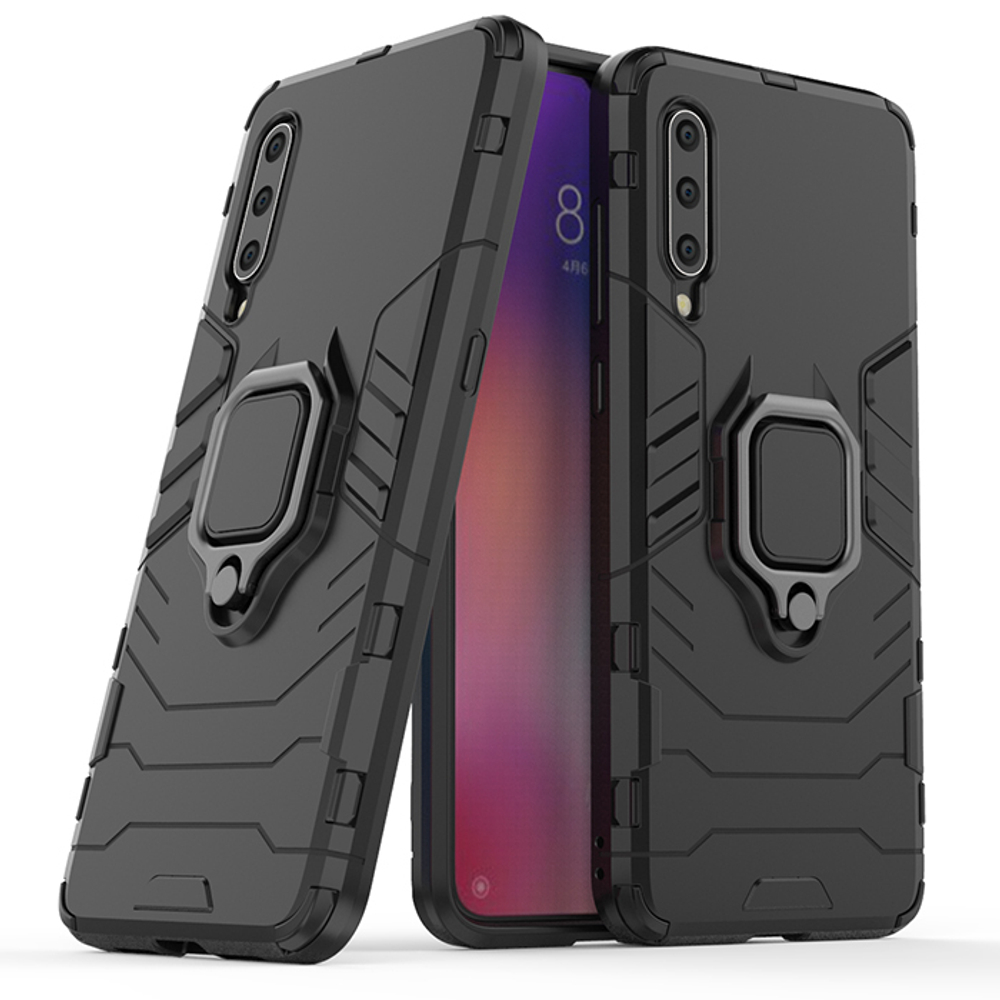 Противоударный чехол с кольцом Panther Case для Xiaomi Mi 9 (Pro)