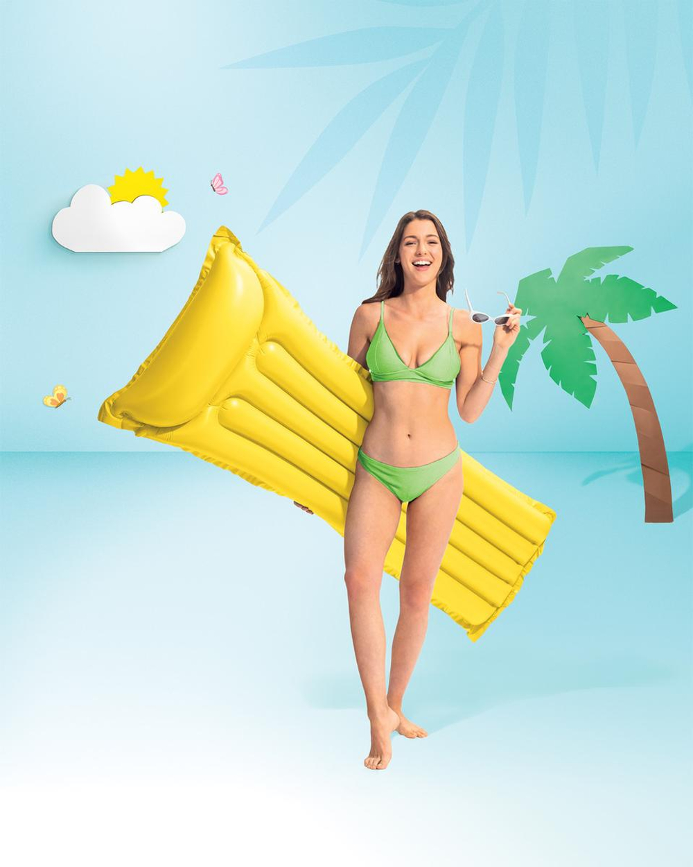 Матрас пляжный 183*69 см Economats 589394 (Intex)