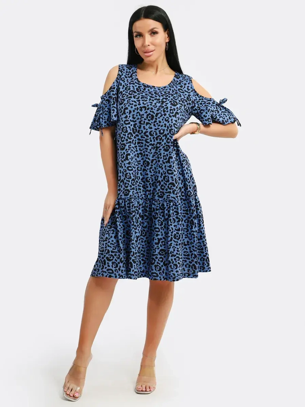 Платье свободное большие размеры