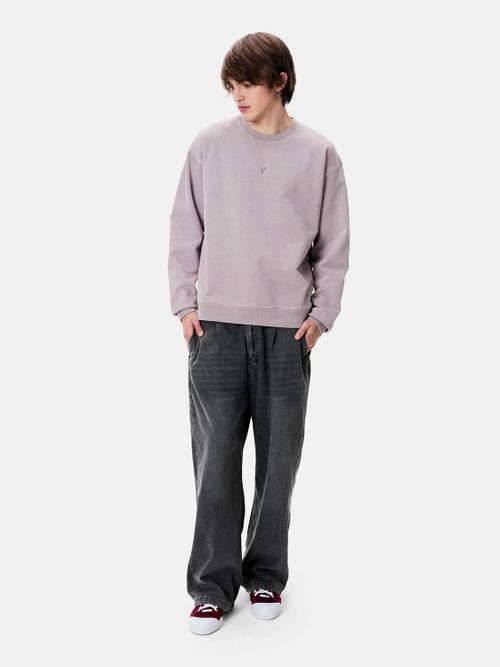 Толстовка Яндекс «Y» Garment Dyed сливовая