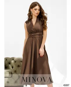 Платье 1082-кофейный Minova