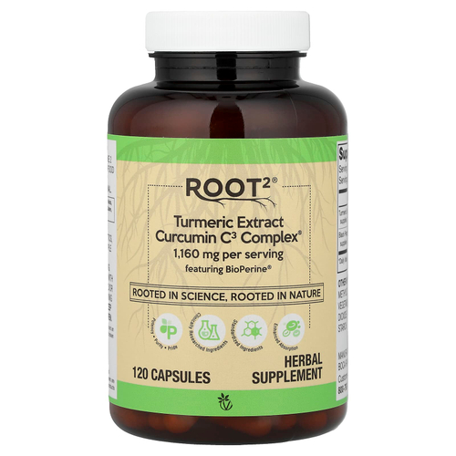 Vitacost, экстракт куркумы Curcumin C3 Complex® с BioPerine®, 120 капсул