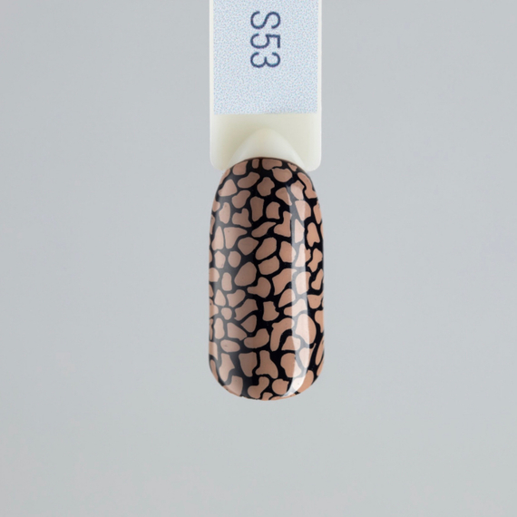 Swanky Stamping, Лак для стемпинга S53 -  беж (6 мл)