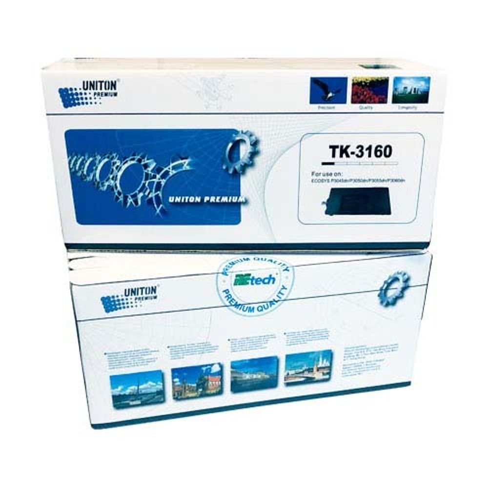 Тонер-картридж UNITON, аналог KYOCERA TK-3160 для P3045/P3050/P3060/M3145/M3645 (TOMOEGAWA)