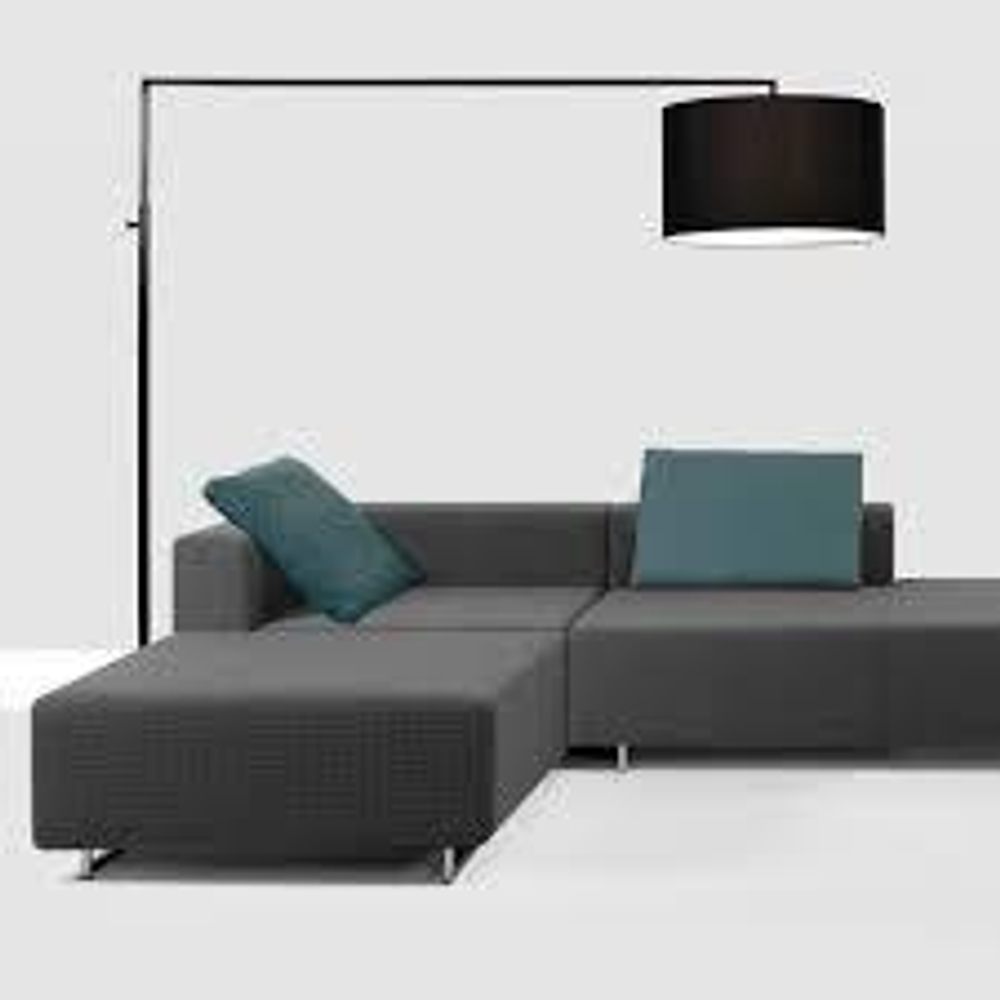 Floor design lamp  High Noon by Zeitraum (Black)