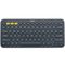 Klaviatura \ Клавиатура \ Keyboard  Logitech K380 Multi BT Gray