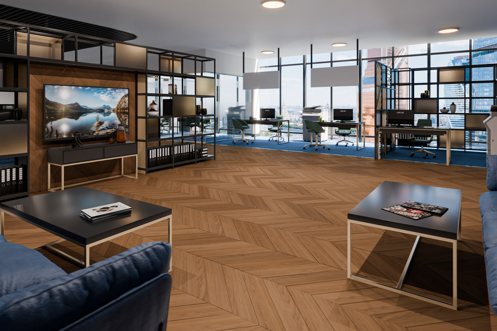 Кварц-винил LVT Damy Floor Chevron LVT 2.5 мм БЛУА 3.048 м2
