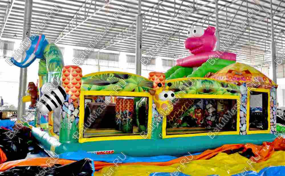 Надувной батут "Бегемотик"