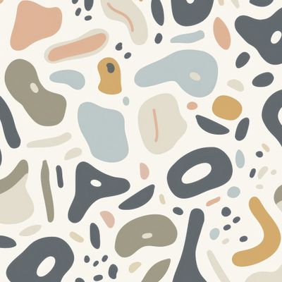 Абстрактный узор с органическими формами