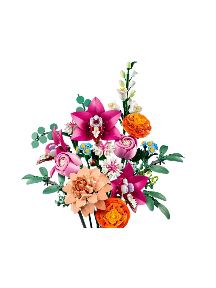 Конструктор Icons 10342 Букет из розовых цветов
