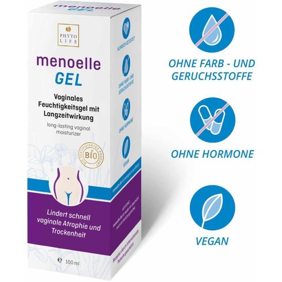 Menoelle Вагинальный увлажняющий гель с долгосрочным эффектом