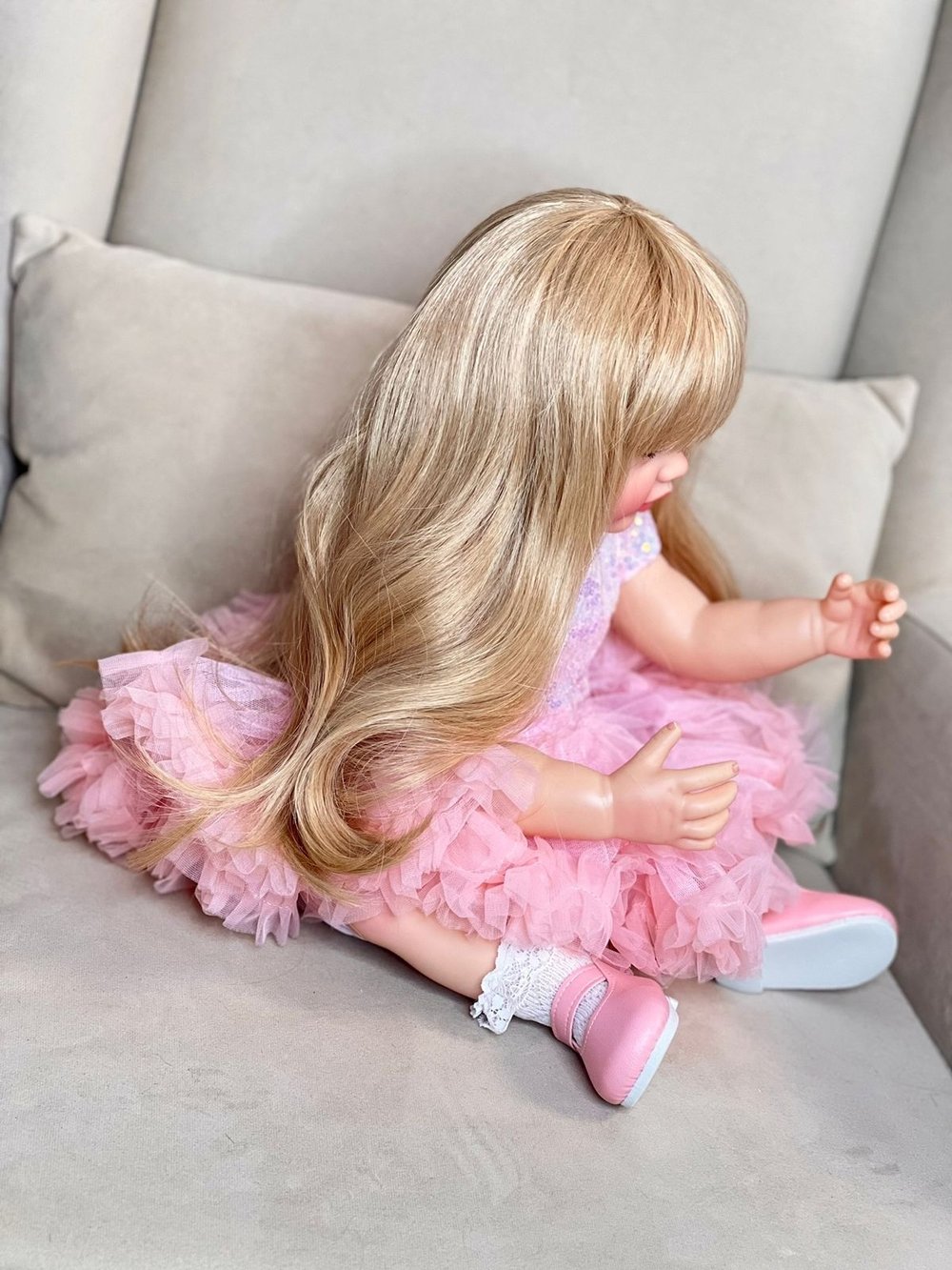 Кукла Реборн виниловая 55см (FA-863)