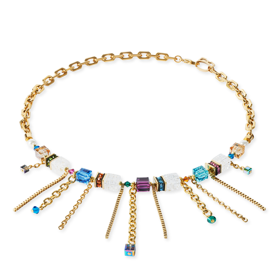 Колье Coeur de Lion Multicolour Gold 3020/10-1516
