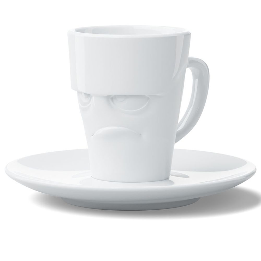 Кофейная пара Grumpy, 80 мл, белая