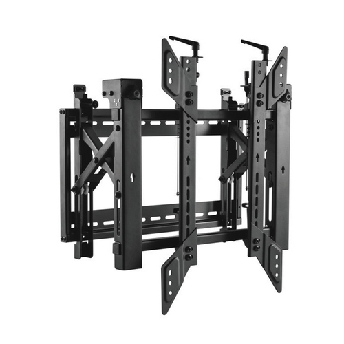 ErgoFount BWM-03-64T Модульное настенное выдвижное крепление для видеостен из дисплеев диагональю 45–70'' (push in – pop out), портретная ориентация, черное