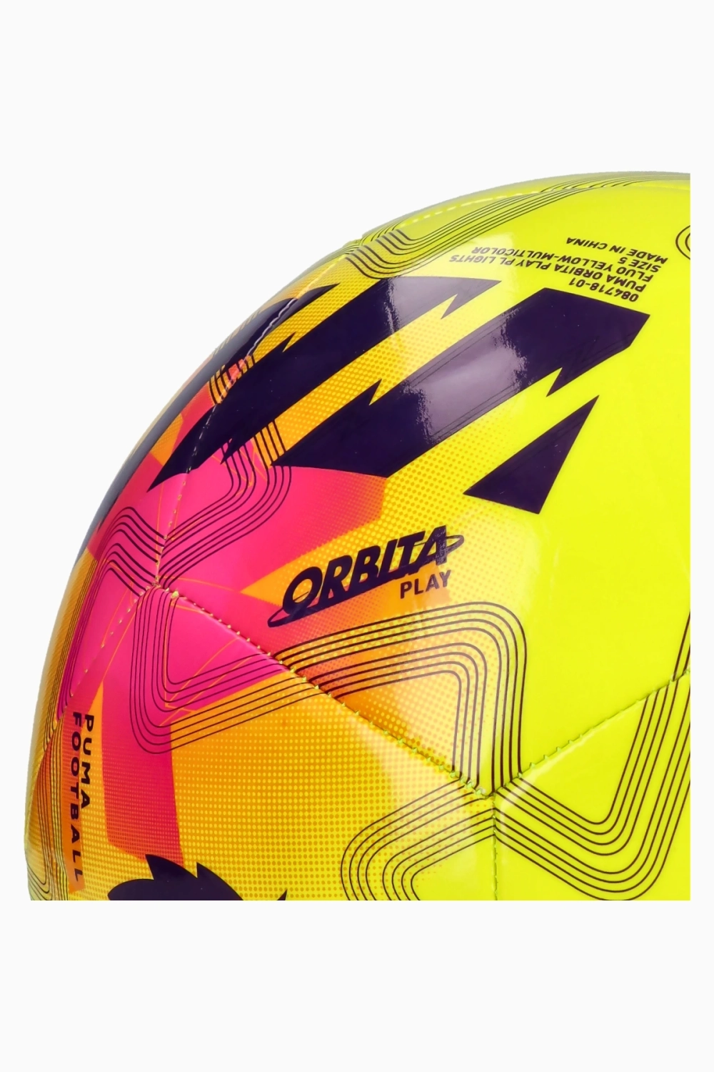 Футбольный мяч Puma Orbita Play Lights Premier League размер 4 - желтый