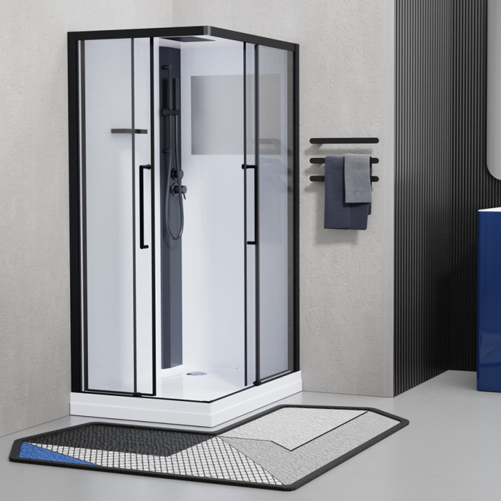 Душевая кабина Esbano ESKM129CKRL 120x90x215 черный