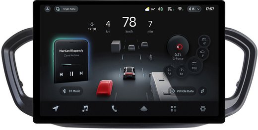 Магнитола для Lada Vesta NG 2023+ (ШГУ, рамка черная матовая 9) - Teyes CC4-PRO монитор 13" 2K QLED на Android 13, Snapdragon 778G, 8+128, AI, CarPlay, DSP, 4G SIM-слот