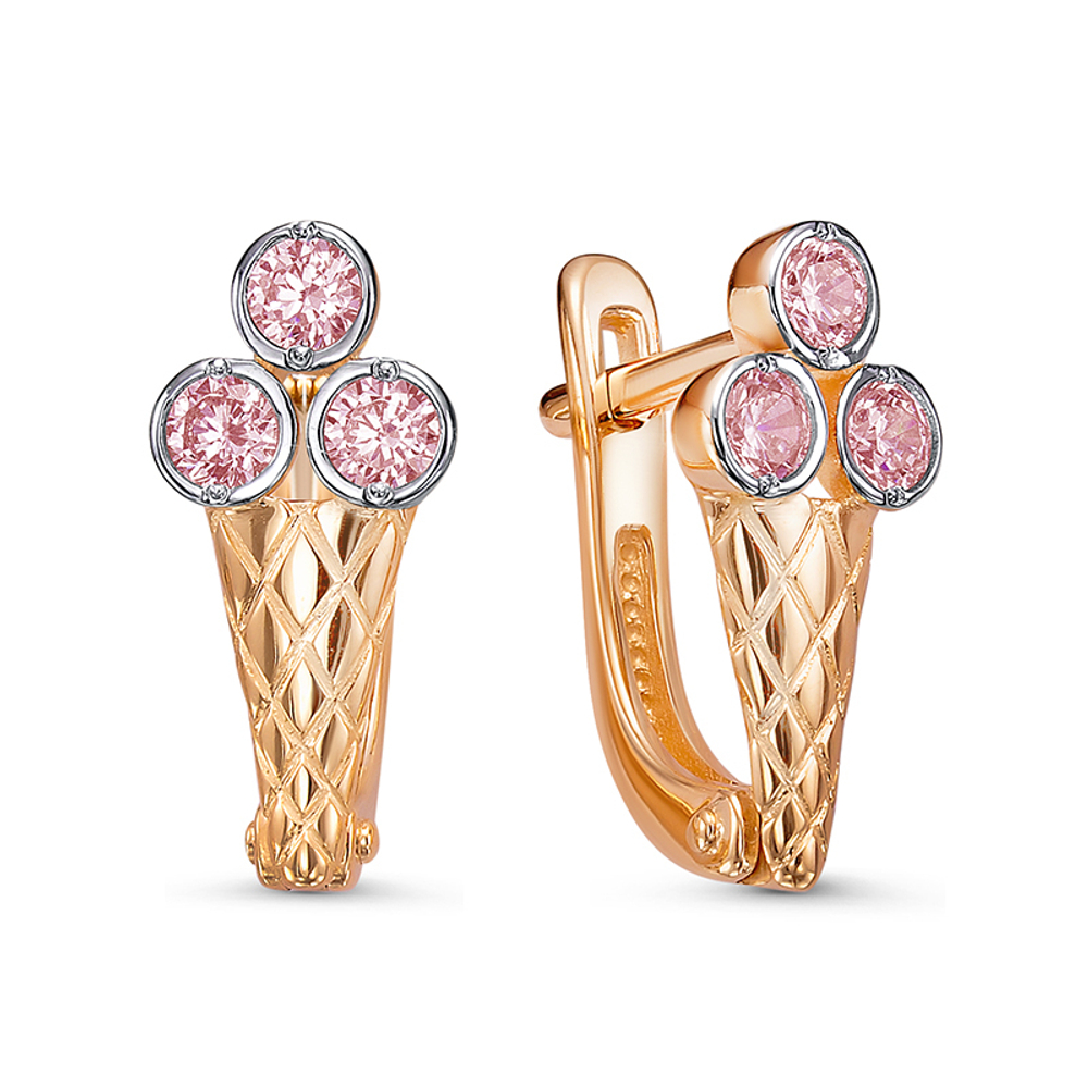 Серьги из золота 585 пробы