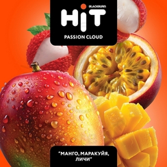 Табак для кальяна BLACKBURN HiT Passion Cloud (Пэшн Клауд) с ароматом «манго, маракуйя, личи», 30г.