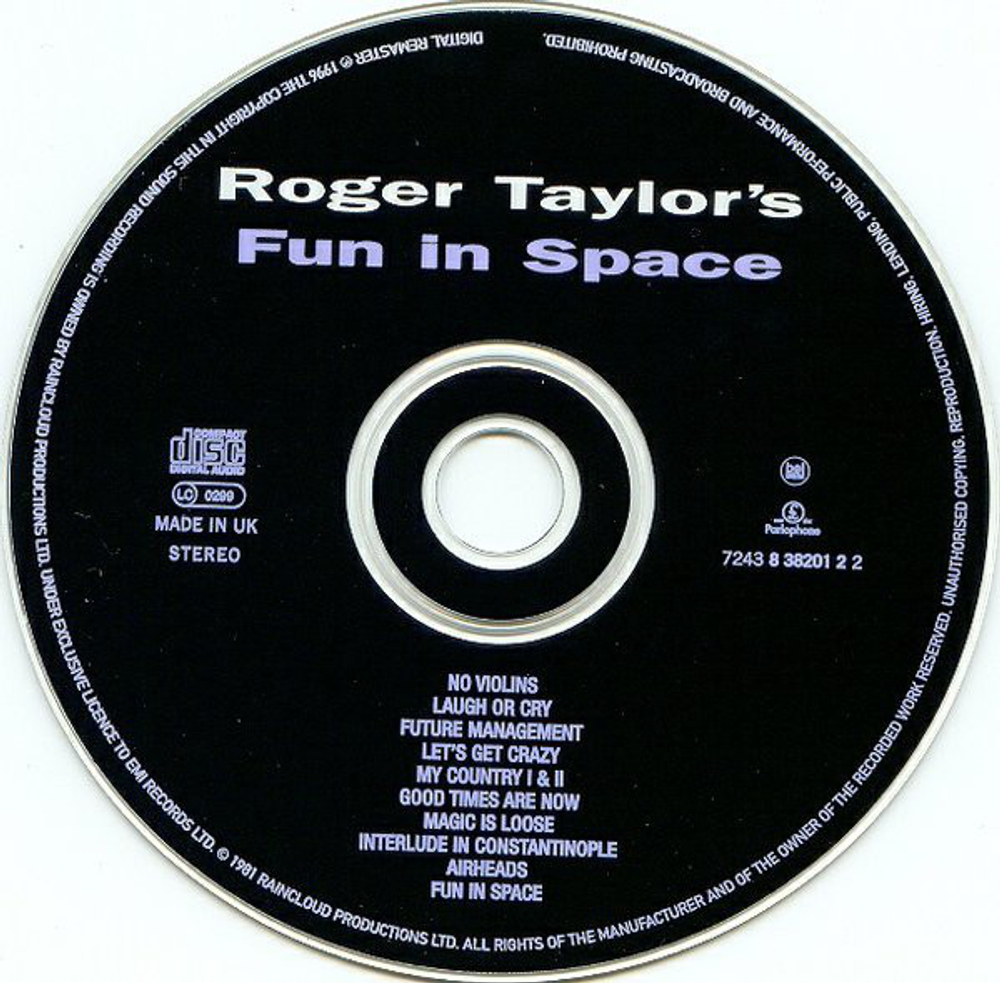 Roger Taylor / Roger Taylor's Fun In Space (CD)