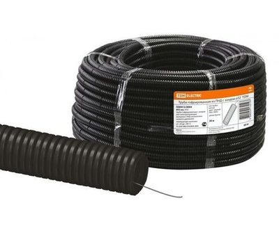 Гофрированная легкая труба с зондом ПНД d32 50м TDM SQ0413-0004