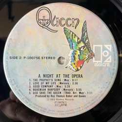 Винтажная виниловая пластинка LP Queen A Night At The Opera (Япония 1975) (Оби)