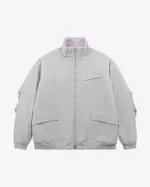 Купить Куртка Ymkashix Ride Puff серый/фиолетовый Куртка Ymkashix Ride Puff серый/фиолетовый