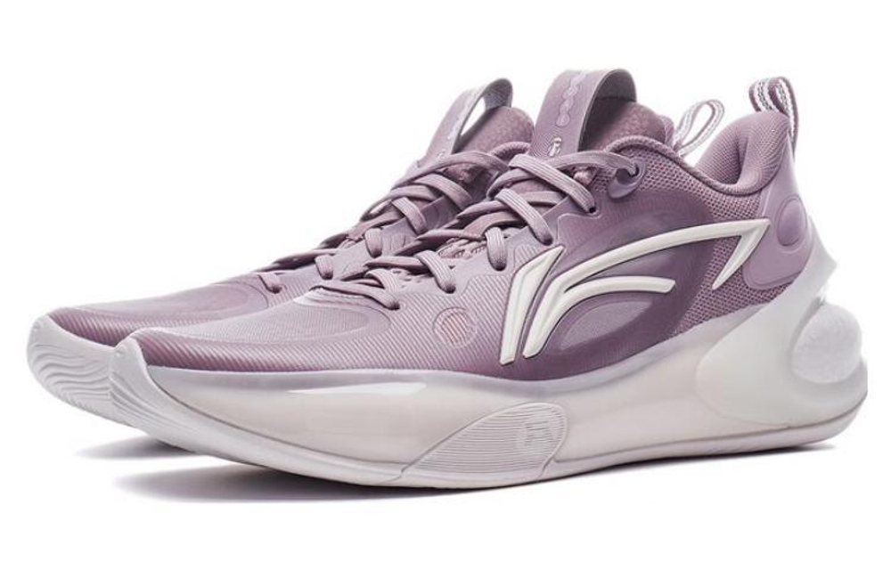 LiNing Li Ning Yu Shuai 17 LOW comfortable fabric synthetic leather TPU non-slip wear-resistant low-top basketball shoes men's purple