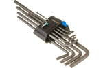 967/9 TX XL HF TORX® 1 Набор Г-образных ключей с фиксацией крепежа, удлиненный, TX 8 - TX 40, 9 пред WE-024450