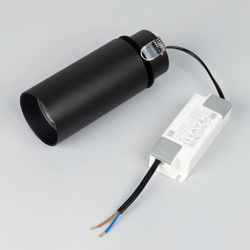 Светильник SP-GABI-BUILT-FLAP-R60-12W Warm3000 (BK, 36 deg, 230V) (Arlight, IP40 Металл, 5 лет) 049935