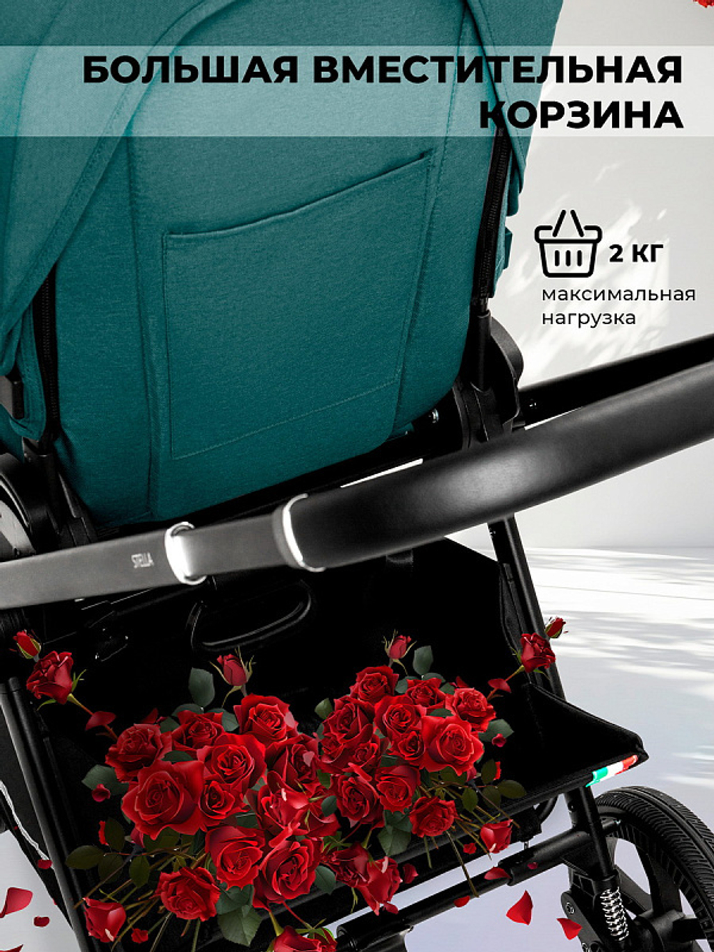 Прогулочная коляска Sweet Baby Stella 427300 Green