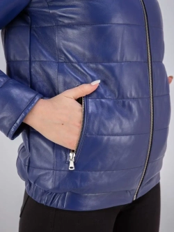 Куртка женская из натуральной кожи с капюшоном Турция