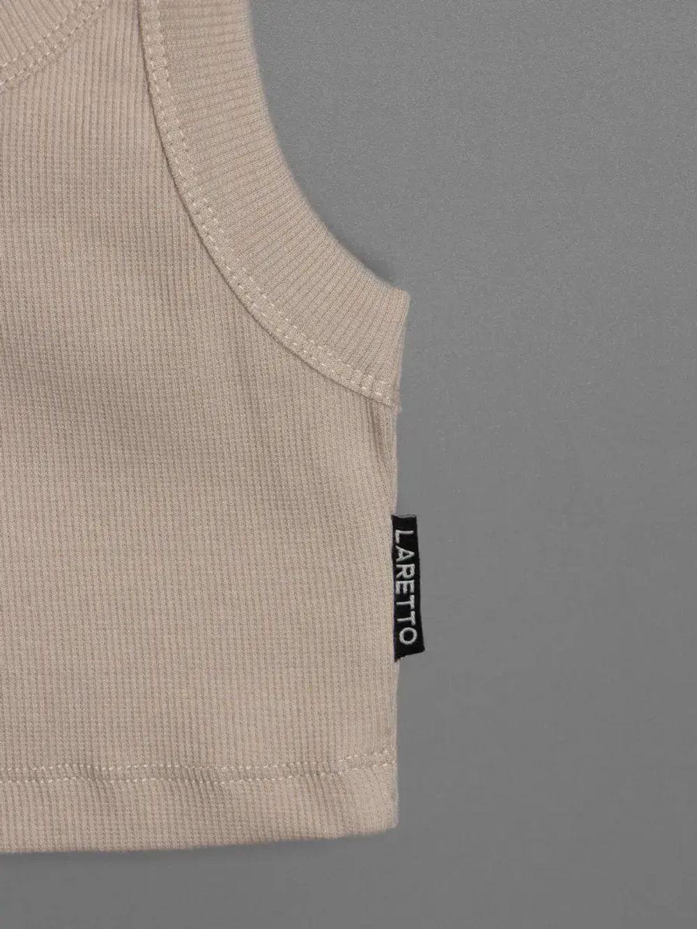 Летний кроп топ трикотажный детский