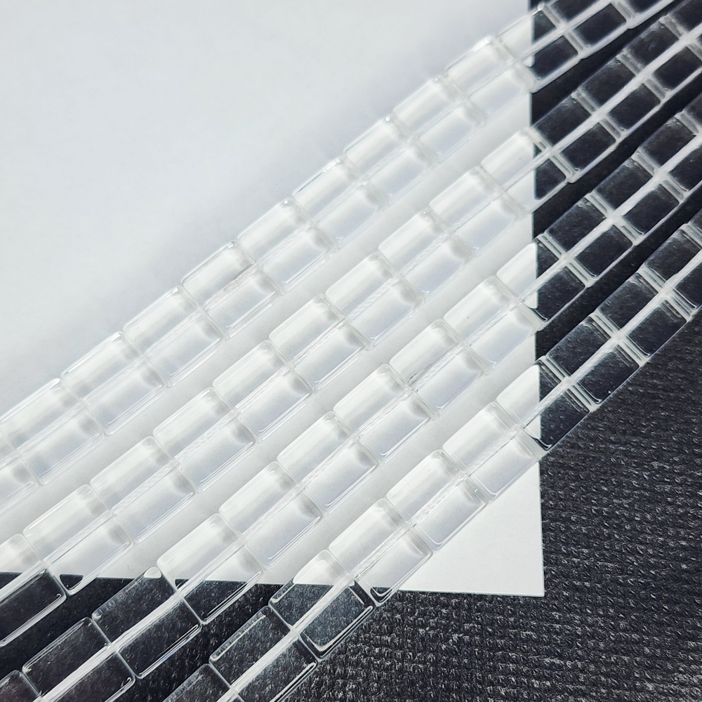 Бусины стекло, хрустальные квадраты 10мм, штучно