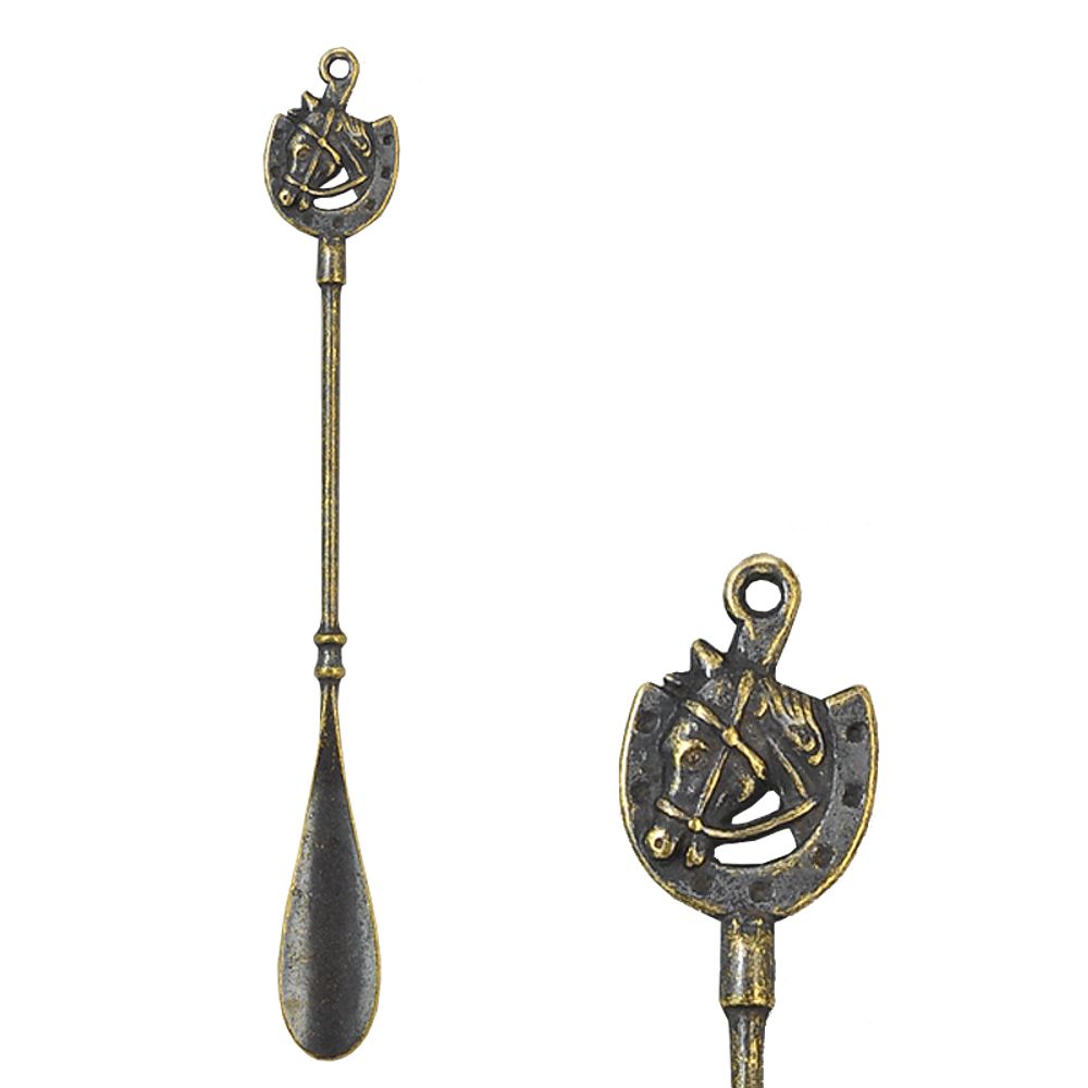 Alberti Livio Ложка для обуви малая Подкова антик