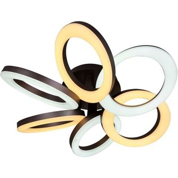 Люстра потолочная LED 72W 3000К-6500К 2082/08/06C коричневый Nefler Stilfort