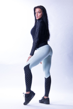 Леггинсы High waist "Ns" leggings 638 MINT