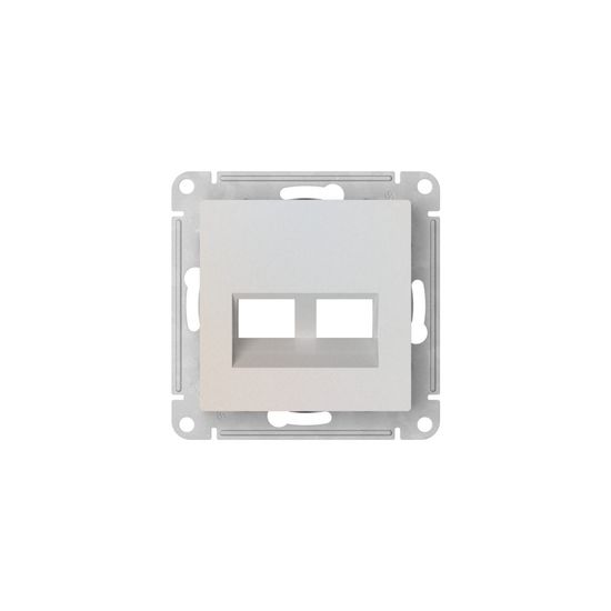 Накладка двойная AtlasDesign для информационных функций типа Keystone жемчуж. SE ATN000490